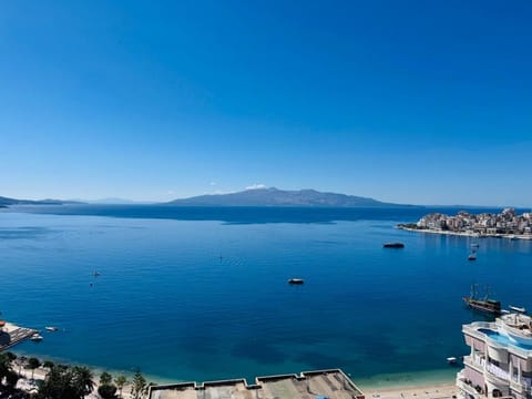 Day, Natural landscape, Beach, Mountain view, Sea view