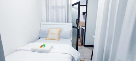 Bed, Photo of the whole room, Bedroom, towels, wardrobe