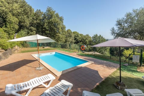 Property building, Living room, Swimming pool