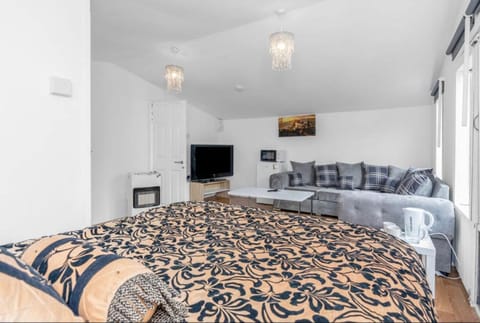 Communal lounge/ TV room, Bed, TV and multimedia, Bedroom