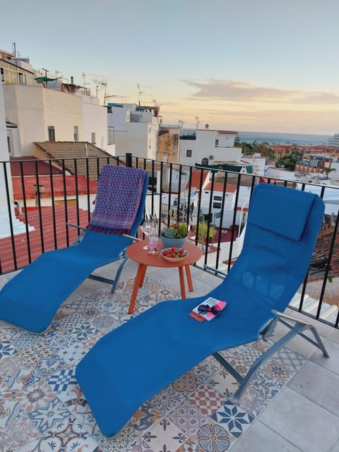 View (from property/room), Balcony/Terrace, Balcony/Terrace, Sea view, Sunset, sunbed