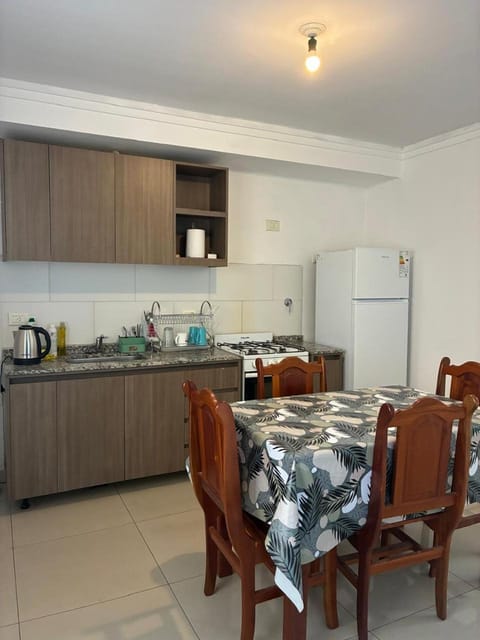 Kitchen or kitchenette, Living room, Dining area, stove