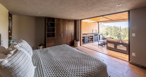 Bed, View (from property/room), Balcony/Terrace, Photo of the whole room