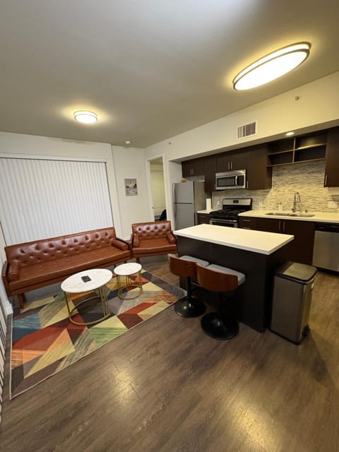 Kitchen or kitchenette, Living room, Dining area