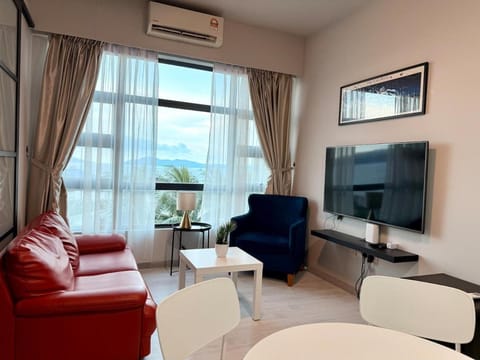 Communal lounge/ TV room, TV and multimedia, Living room, Seating area, Evening entertainment, air conditioner