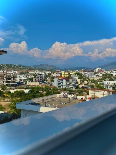Day, Natural landscape, Bird's eye view, Balcony/Terrace, City view, Mountain view
