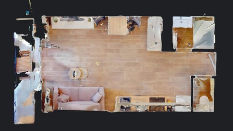 55E - Superbe studio climatisé entièrement rénové au 5ème et dernier étage sur le bord de Mer de Menton Apartment in Menton