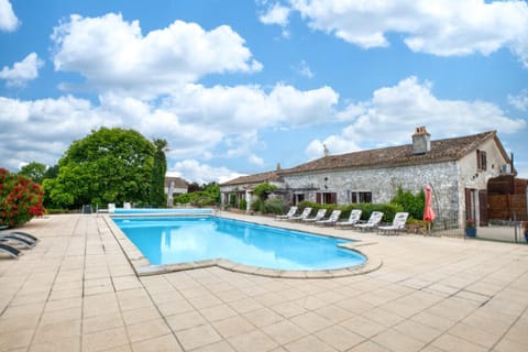 Property building, Living room, Swimming pool