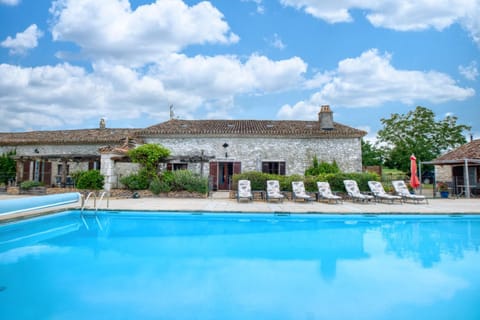 Property building, Living room, Swimming pool