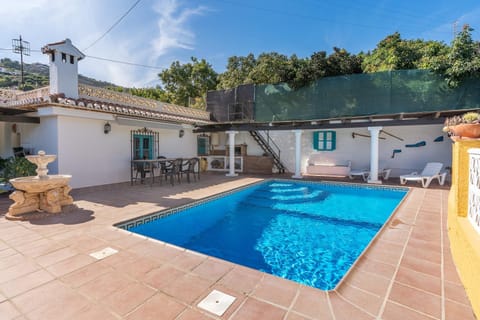 Property building, Living room, Swimming pool