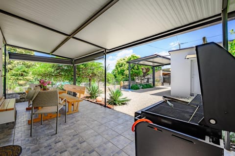 Patio, Day, BBQ facilities, Seating area