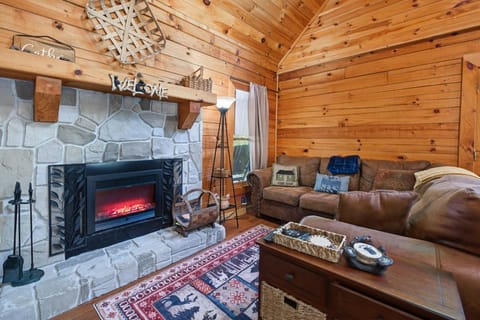 Living room, fireplace, furniture