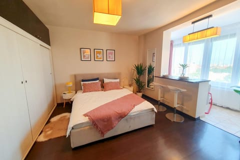 Bed, Photo of the whole room, Bedroom, wardrobe