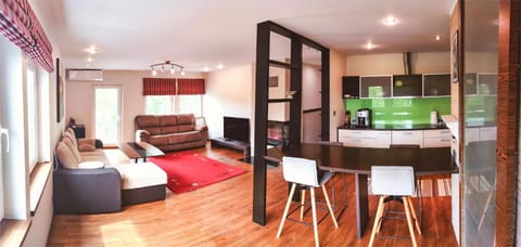 Kitchen or kitchenette, Living room