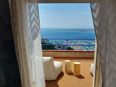 View (from property/room), Balcony/Terrace, Sea view