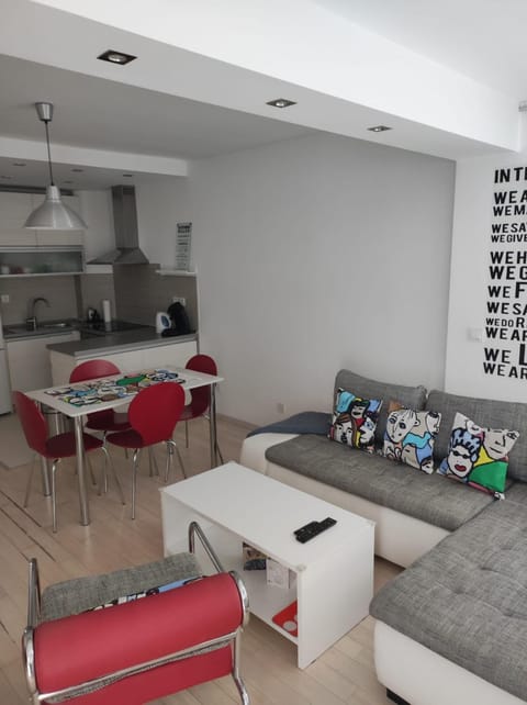 Kitchen or kitchenette, Living room, Dining area