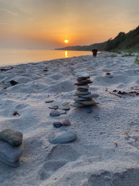 Nearby landmark, Natural landscape, Beach, Sea view, Sunset