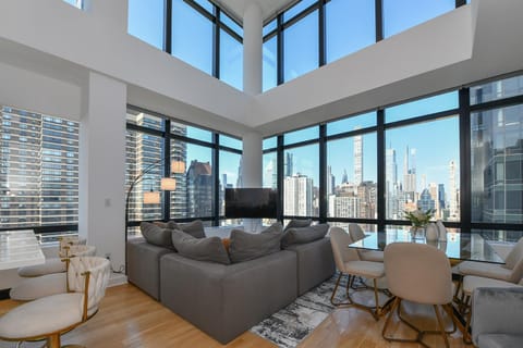 Living room, City view