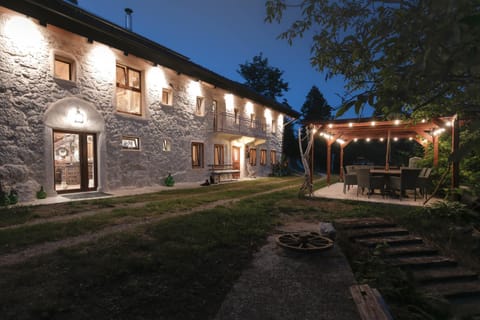 Property building, Night, Garden view