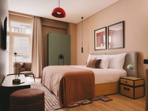 Seating area, Bedroom