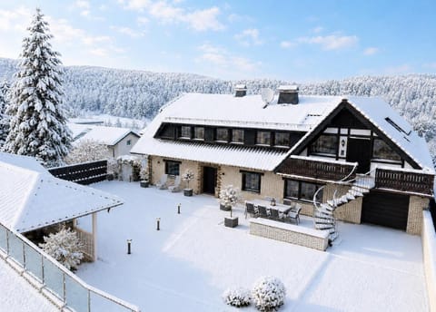 Property building, Natural landscape, Winter, Mountain view