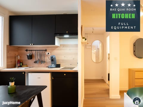 Kitchen or kitchenette, stove, kitchen