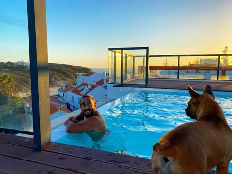 People, Natural landscape, Pool view, Swimming pool