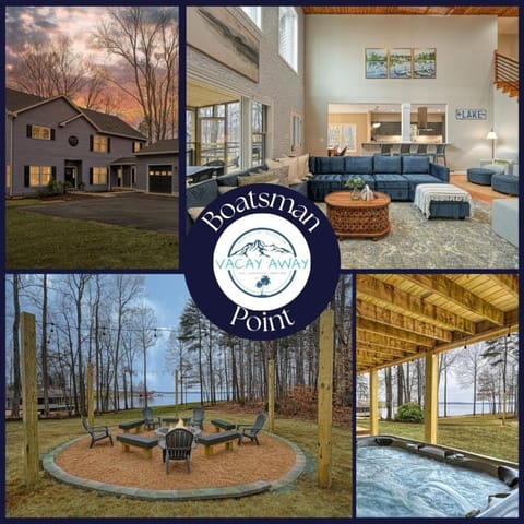 LKA Luxury Sandy Beach, Sauna, Hot Tub, Firepit House in Lake Anna