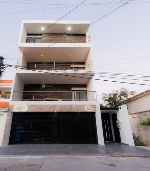 Property building, Facade/entrance, Day, Parking