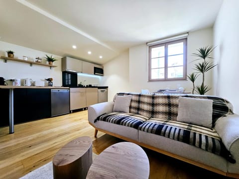 Kitchen or kitchenette, Living room