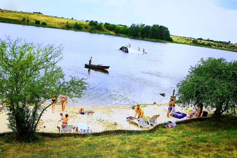 Day, Natural landscape, Beach, Lake view, sunbed