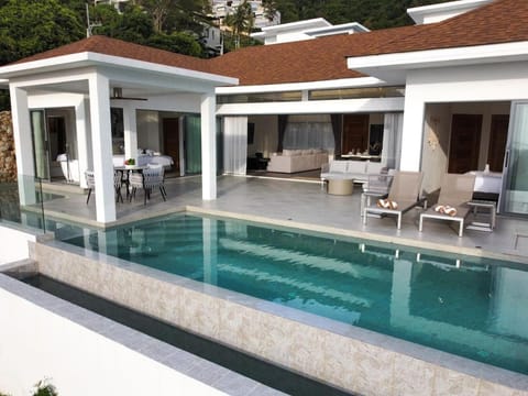 Property building, Patio, Pool view, Swimming pool