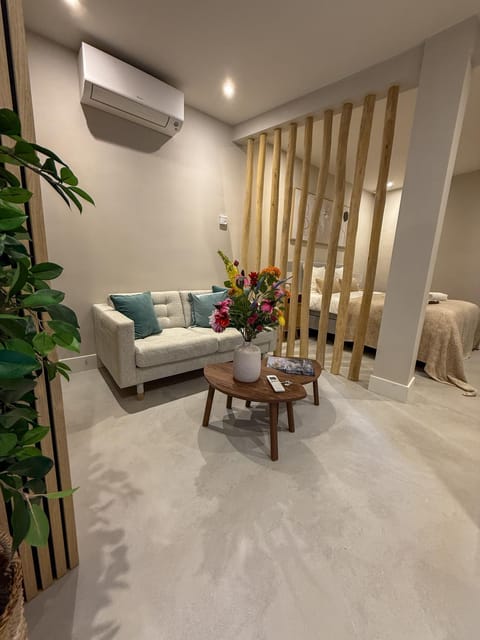 Living room, Seating area, air conditioner
