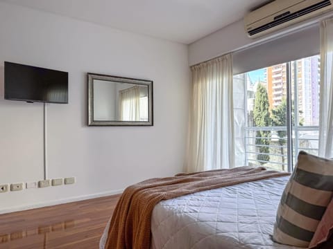 Bed, Bedroom, air conditioner