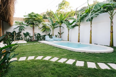 Natural landscape, Garden, Pool view, Swimming pool