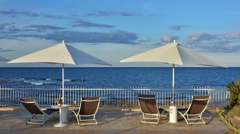 Patio, Garden, Beach, Sea view