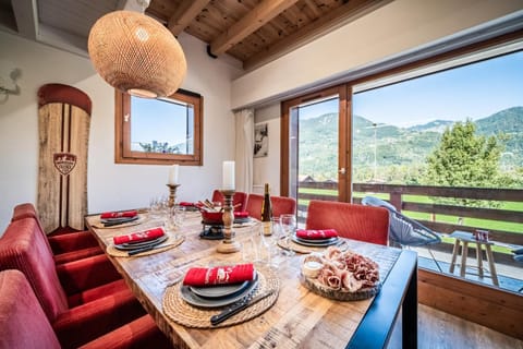 Vue magnifique, 100m télécabine Cabin in Morillon