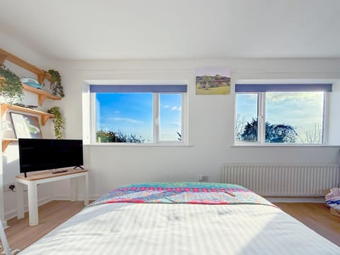 Bed, TV and multimedia, Living room, Photo of the whole room, Bedroom