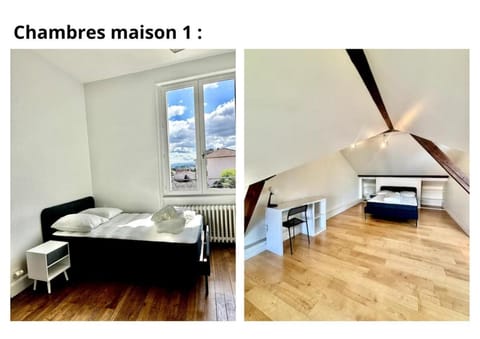 2 maisons pouvant accueillir 22 personnes House in Clermont-Ferrand