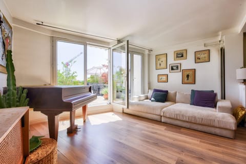 A Hidden Gem on the Rooftops of Neuilly Apartment in Paris