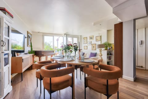 A Hidden Gem on the Rooftops of Neuilly Apartment in Paris