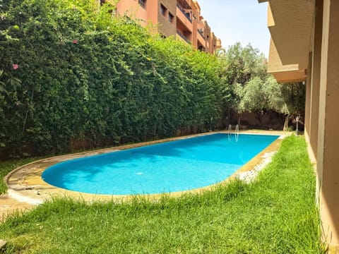 Property building, Spring, Day, Garden, Garden view, Pool view, Swimming pool