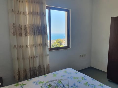 Bed, Photo of the whole room, Bedroom, Sea view
