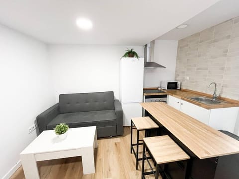 Kitchen or kitchenette, Living room, Dining area