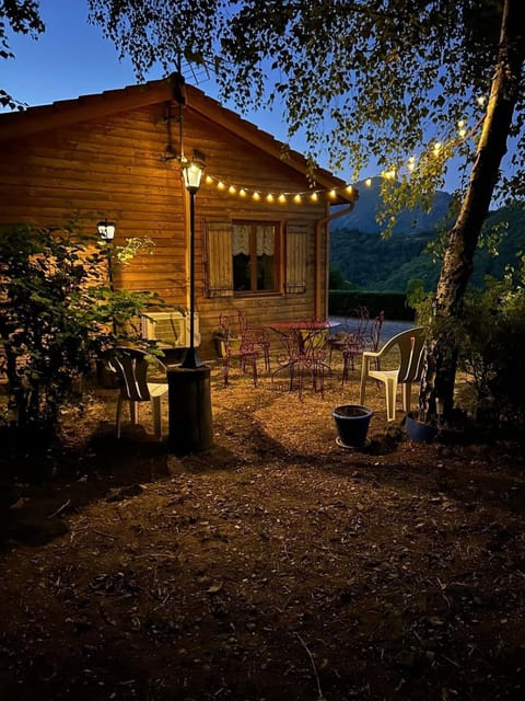 Patio, Night, Natural landscape, Garden, Garden view