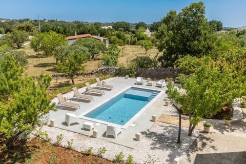 Property building, Swimming pool, sunbed