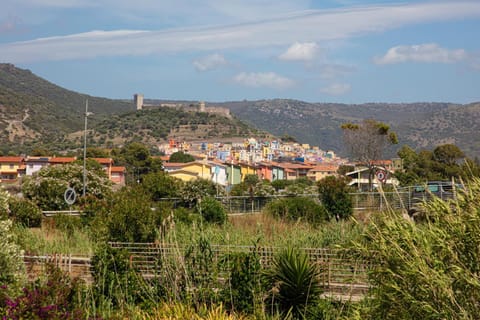 Nearby landmark, Spring, Day, Natural landscape, City view, Mountain view