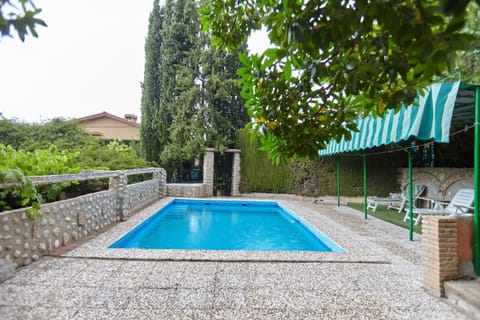 Property building, Living room, Swimming pool