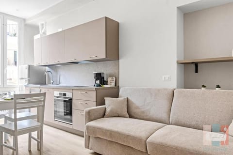 Kitchen or kitchenette, Living room, Dining area, stove