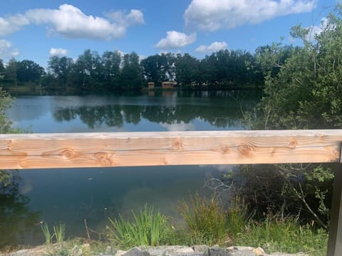La Feuille - Cabane isolée avec vue sur étang, terrasse privée & pêche Chalet in Switzerland